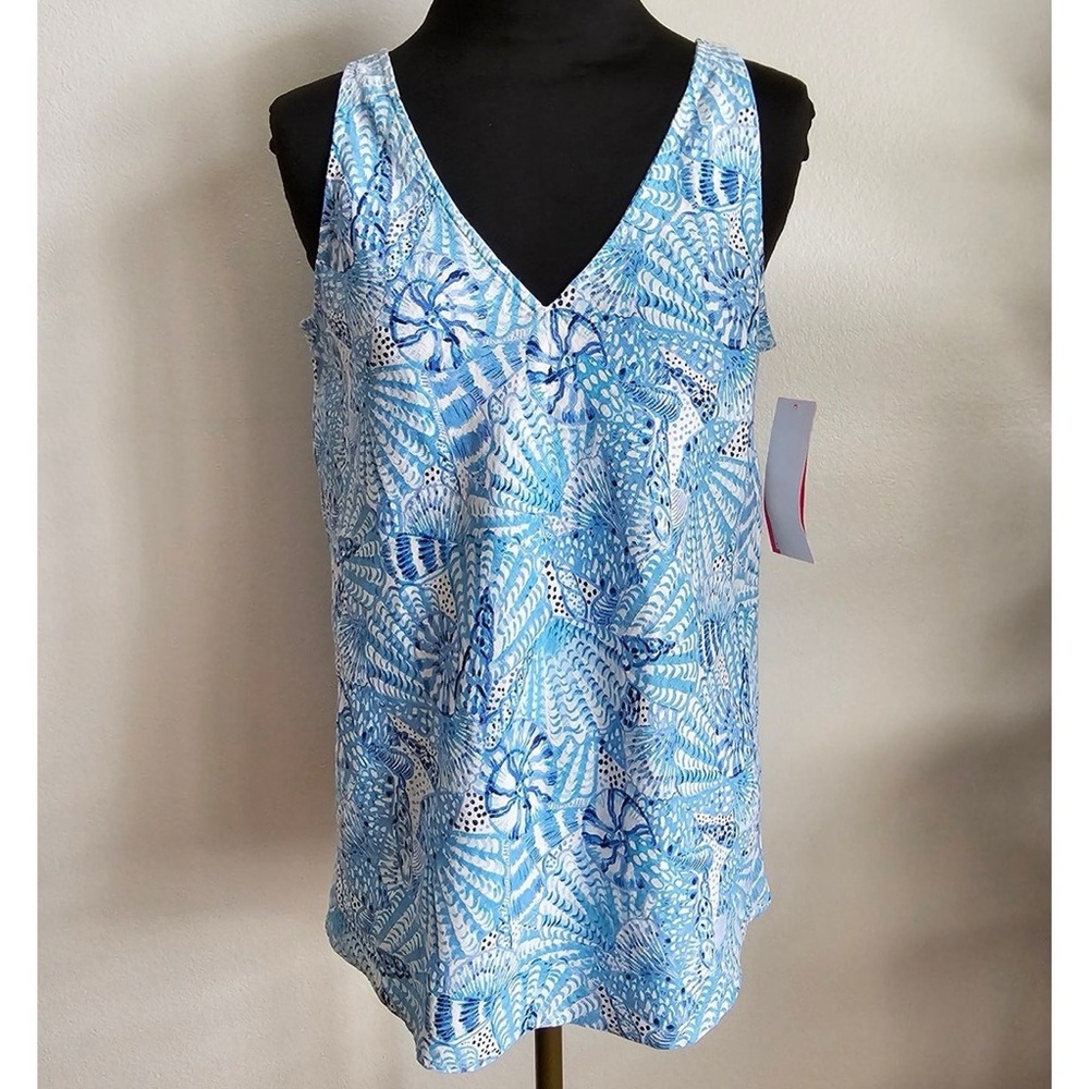 NWT Lilly Pulitzer Women's Florin Sleeveless Linen Top
